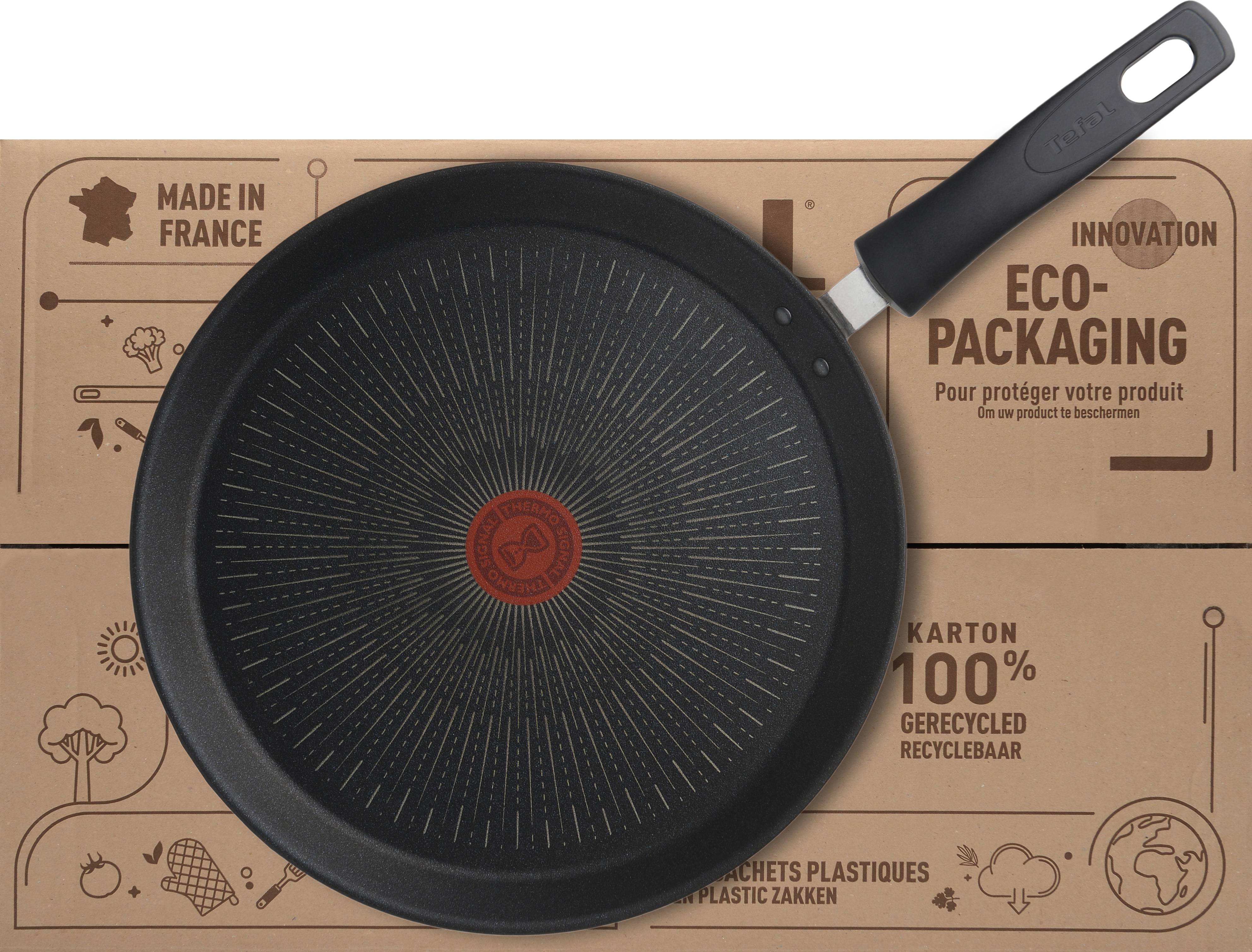 

Сковорода блинная Tefal Unlimited ON 28 см