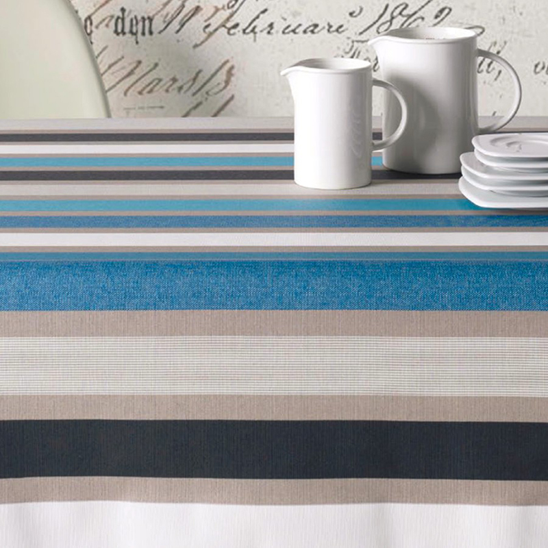 

Скатерть в полоску с акриловым покрытием Time Textile Сaravaggio Голубой TT142734 100x160