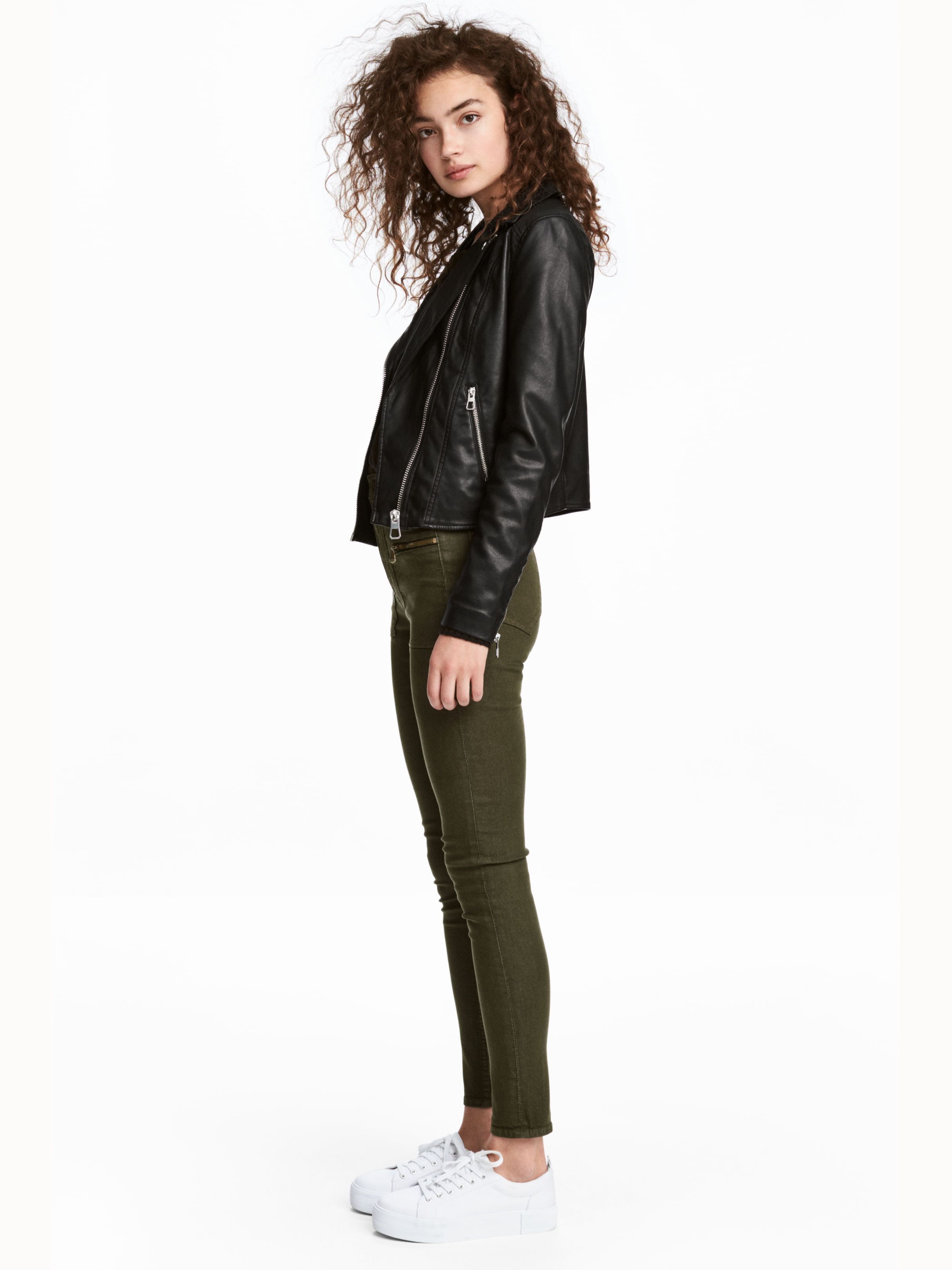 

Брюки H&M 5055616-ACXO 38 Темно-зеленые