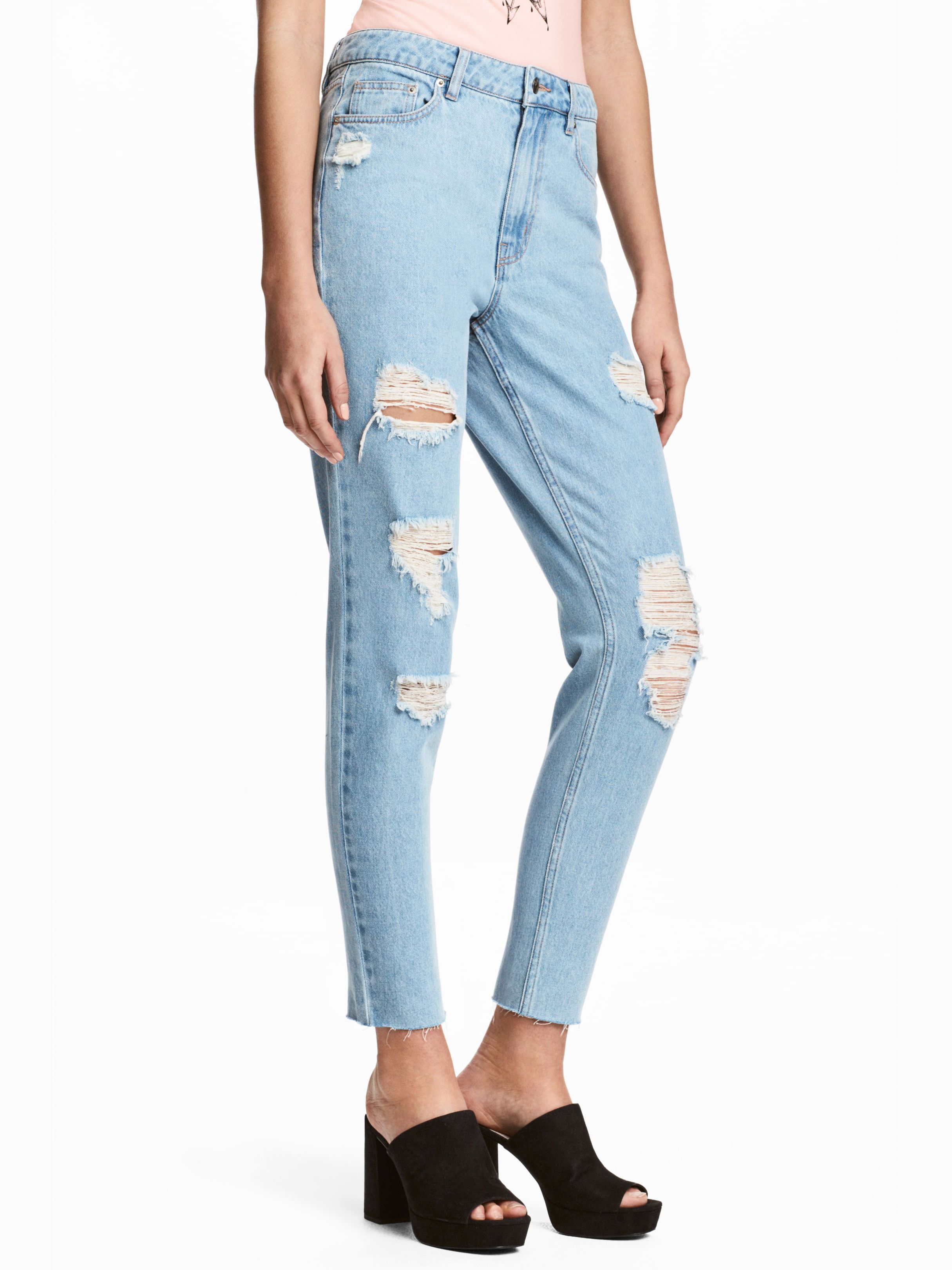 

Джинсы H&M 4910205-ACWX 38 Светло-синие