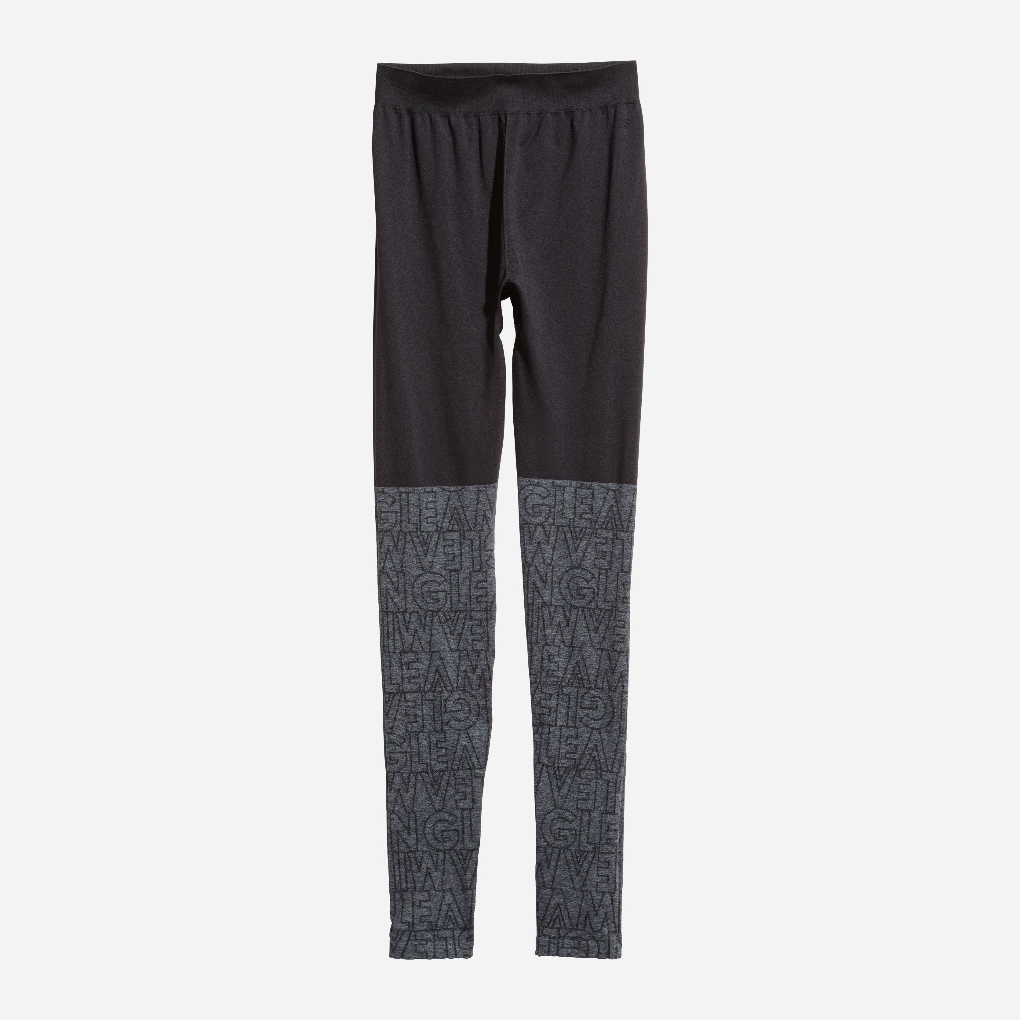 

Спортивные леггинсы H&M 5018826-ADKJ XS Черные с серым