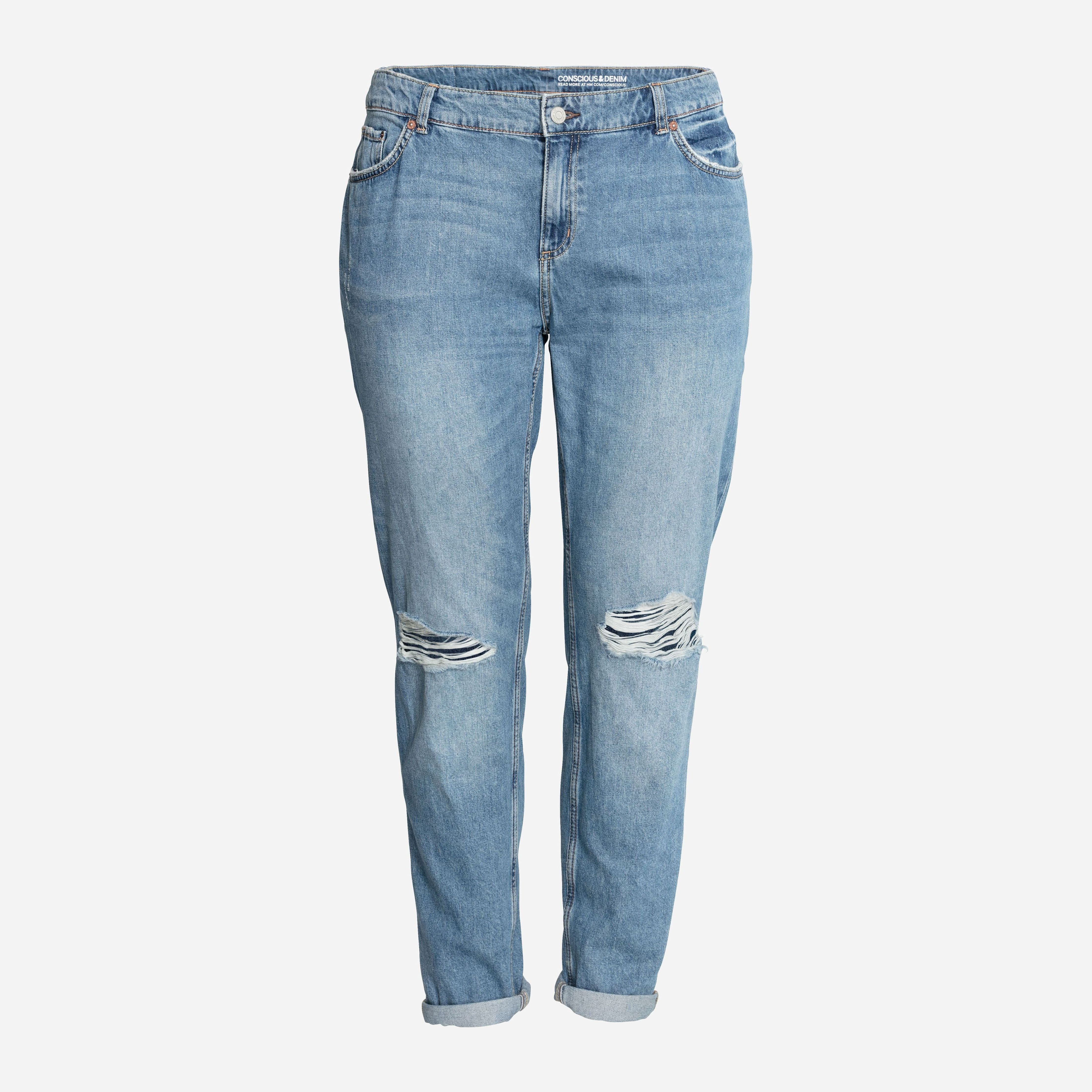 

Джинсы H&M 4821926-ACWX 50 Светло-синие
