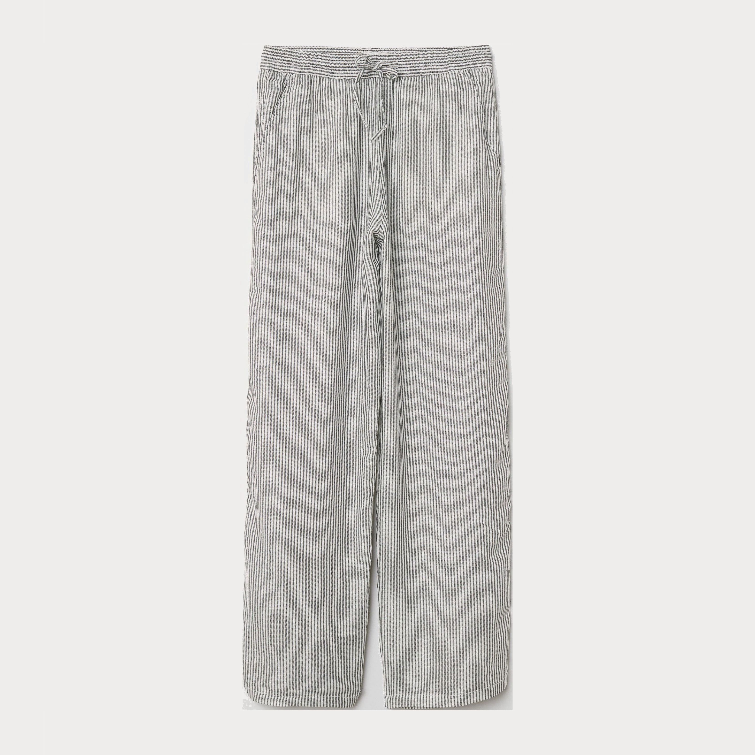

Брюки H&M 5996977-ACSP 38 Белые с черным