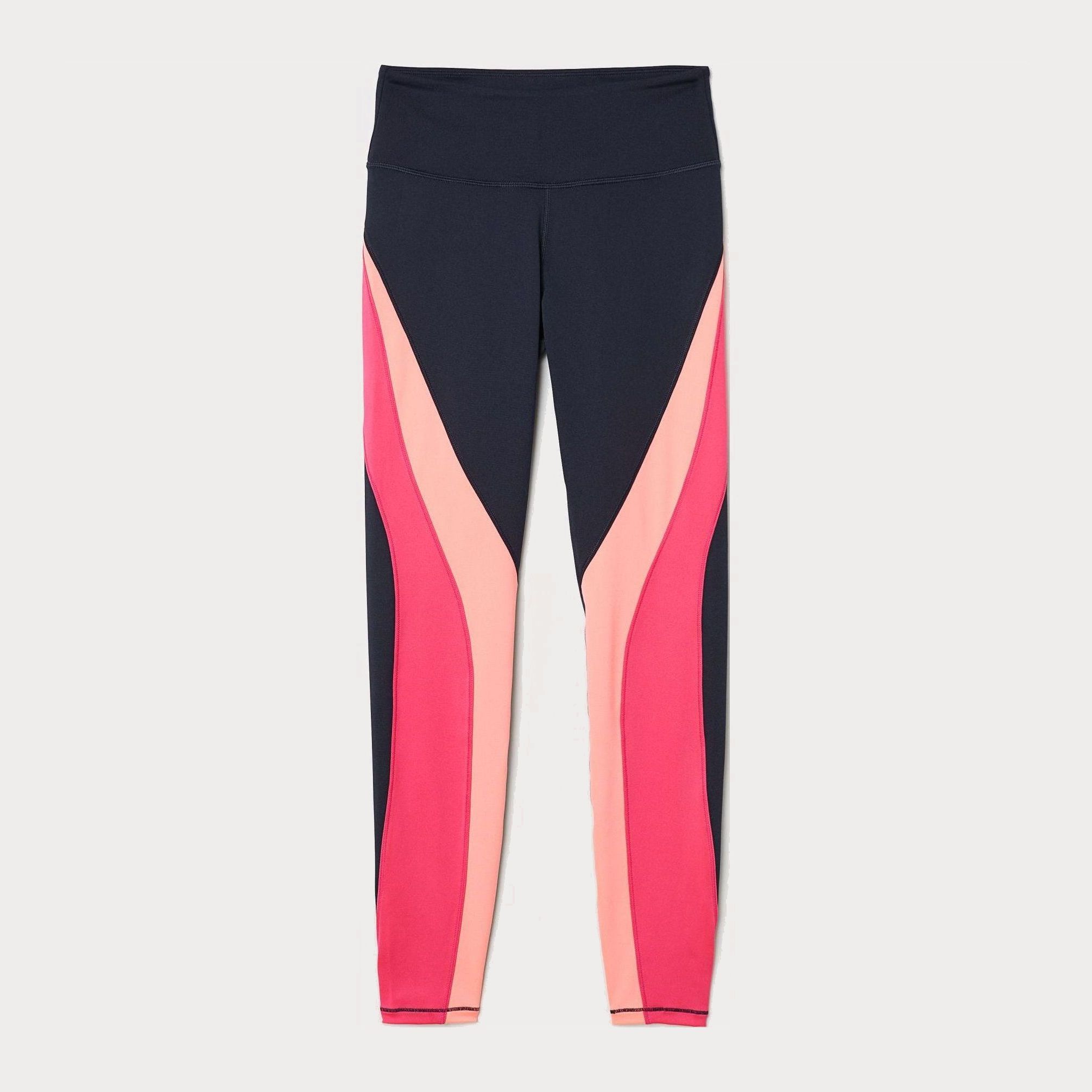 

Спортивные леггинсы H&M 4843987-ABYK S Темно-синие с розовым