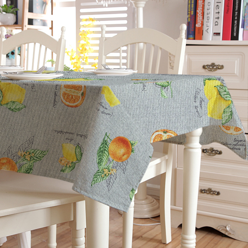 

Скатерть с акриловым покрытием Time Textile Corot Citrus Серый TT142745 140x300