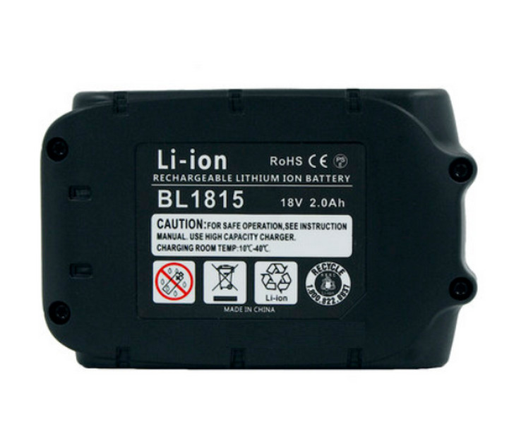 

Аккумулятор для электроинструмента Makita BL1815, (Li-ion 18V 2.0Ah))