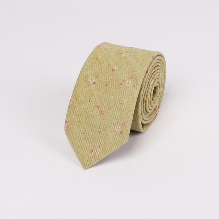 

Мужской галстук Handmade 6,5 см Бледно-желтый 000064453