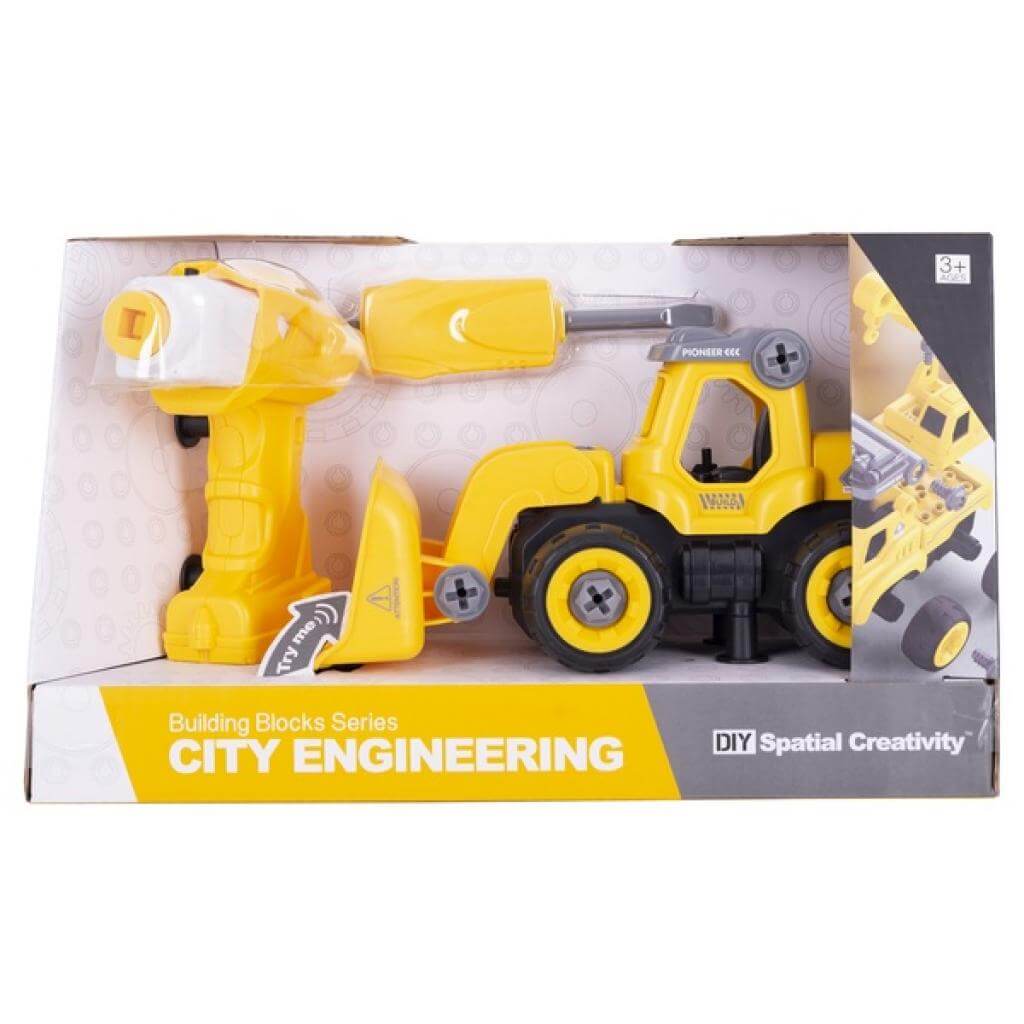 

Конструктор DIY Spatial Creativity Бульдозер жовтий (CJ-1365039)