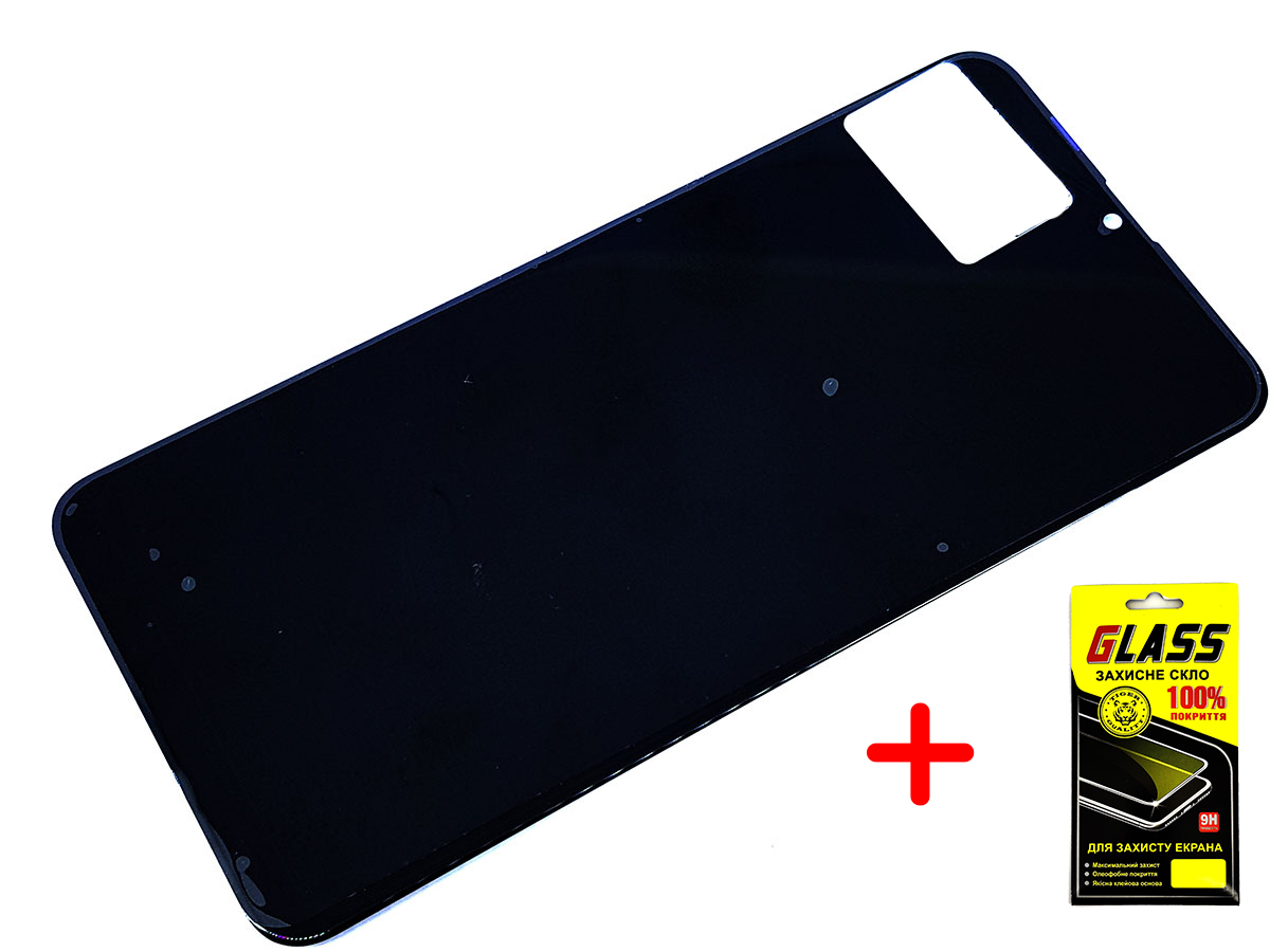 

Дисплей + Сенсор (модуль) экран Samsung M105 M10 2019/A105 A10 2019 черный + защитное стекло high copy