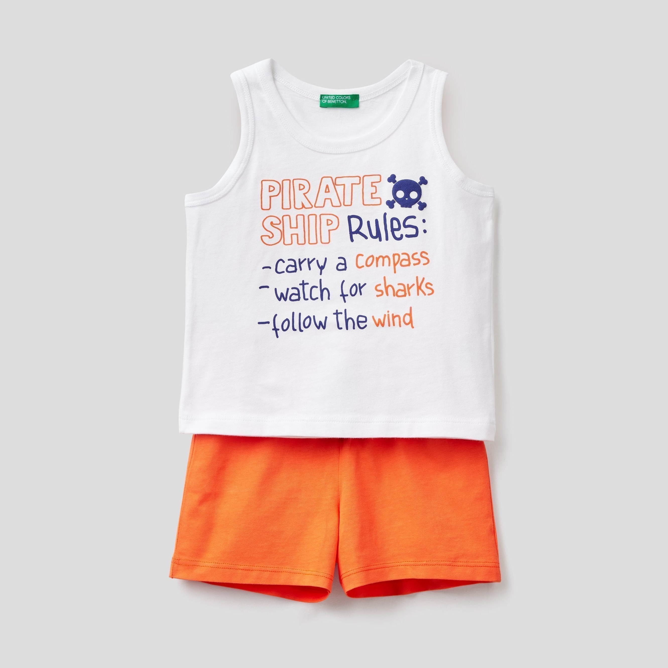 

Костюм (майка + шорты) United Colors of Benetton 3096Z8296.P-101 98 см