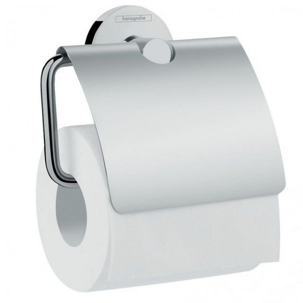 

Держатель туалетной бумаги Hansgrohe Logis с крышкой, хром