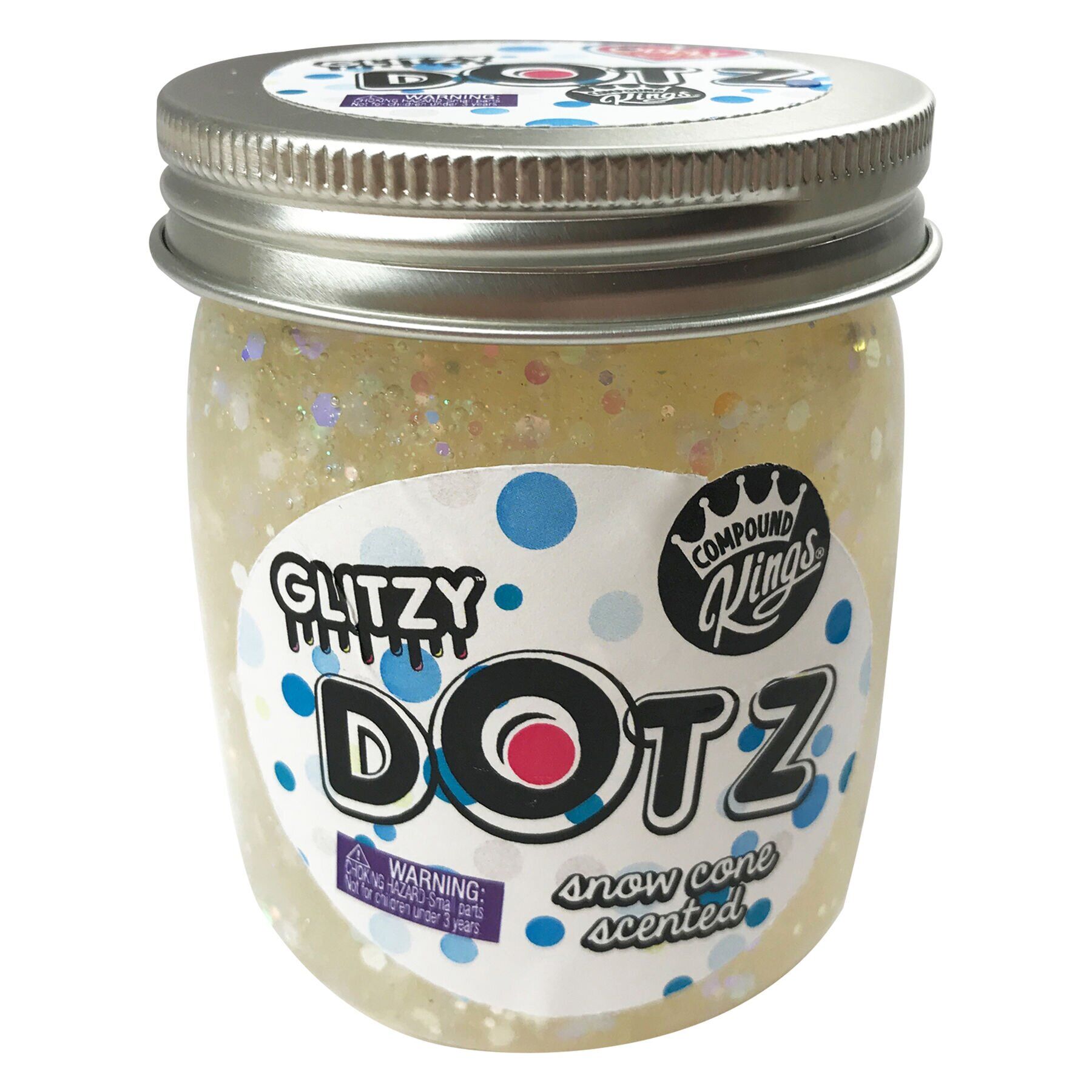 

Лизун Compound Kings Slime Glitzy Dotz з зимовим ароматом 210 г (300146-6)