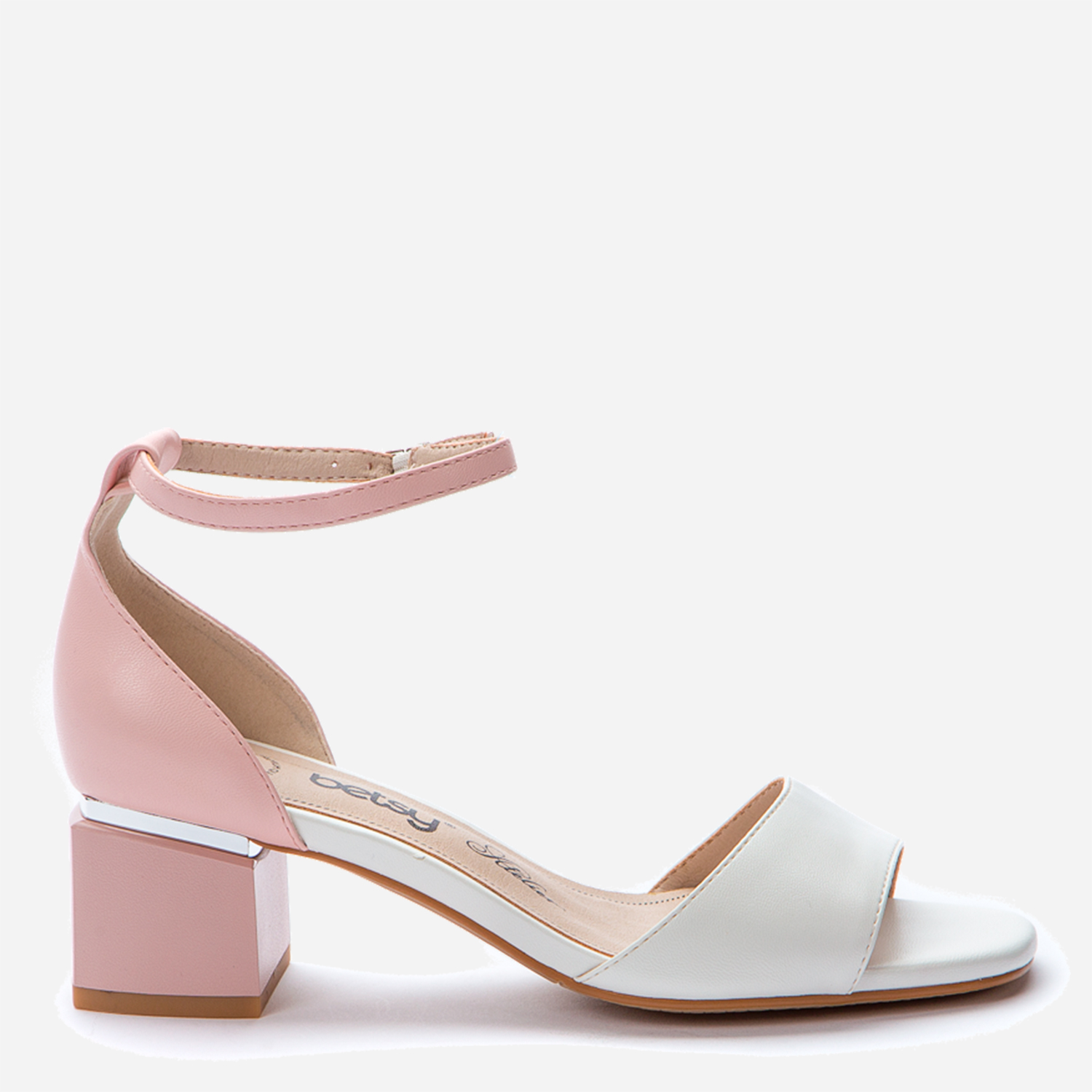 

Босоножки BETSY 917018/01-02 37 Белые с розовым