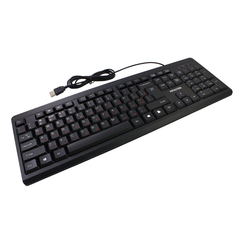 

Клавиатура Maxxter KB-112-U USB black