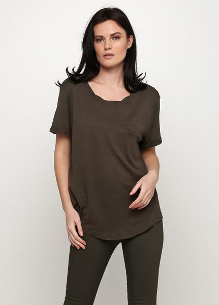 

Футболка H&M M Коричневая (1081-100)