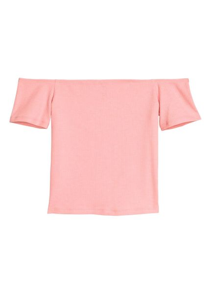 

Топ H&M L Розовый (1086-258)