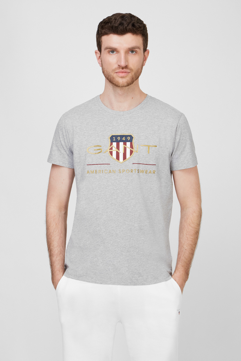 

Мужская серая футболка ARCHIVE SHIELD Gant XXL 2003099