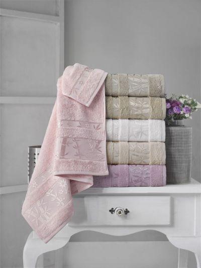 

Набор банных полотенец 6шт бамбук Pupilla Bamboo elit new 70х140