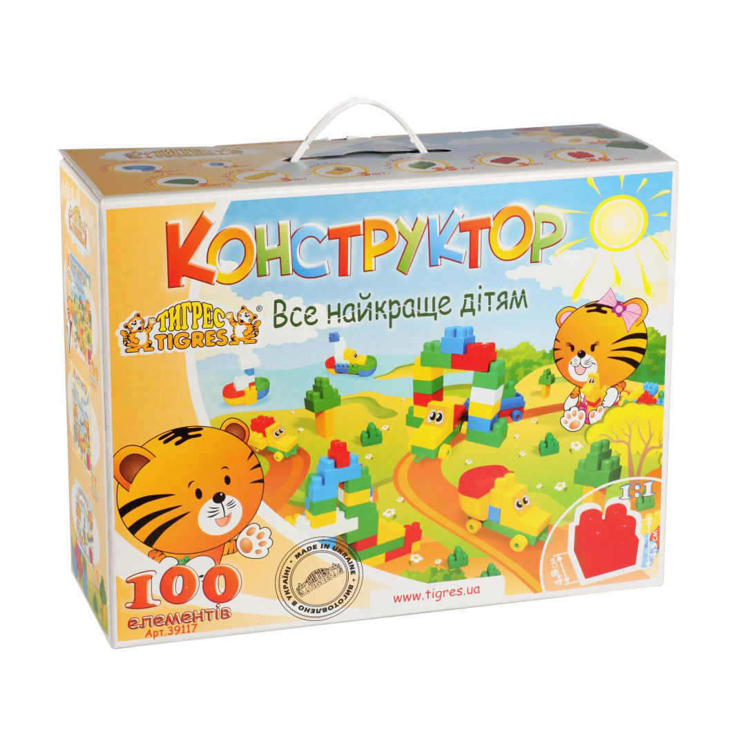 

Блоковий конструктор Tigres Люкс 100 елементів (39117)
