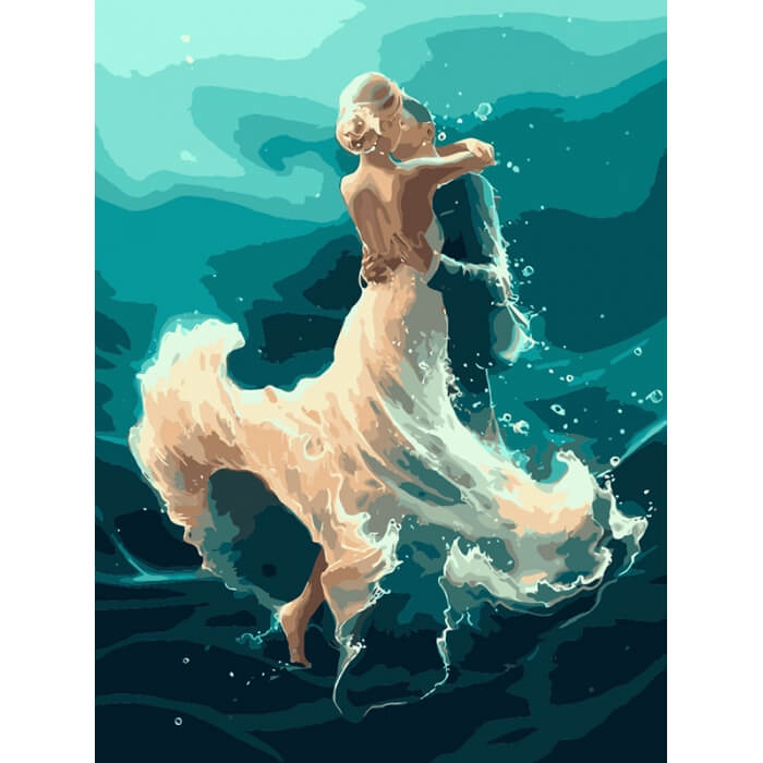 

Набір для розпису по номерах Ідейка Люди На хвилі танцю (КНО4566)