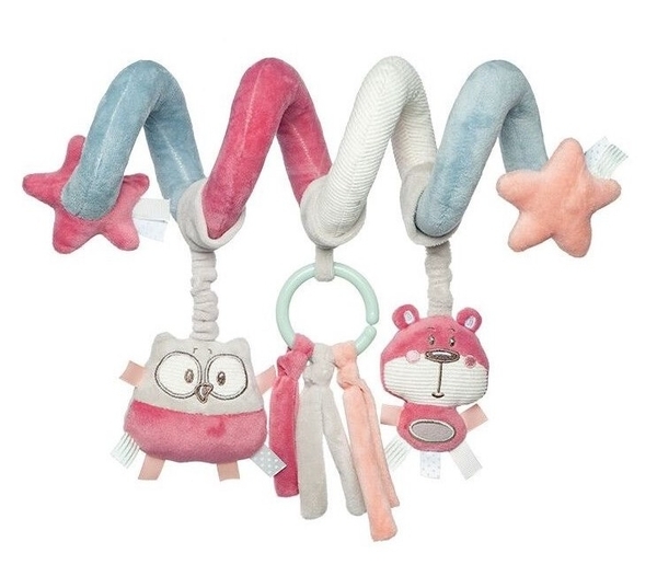 

М'яка іграшка Canpol Babies спіраль Pastel Friends (68 / 064_pin)