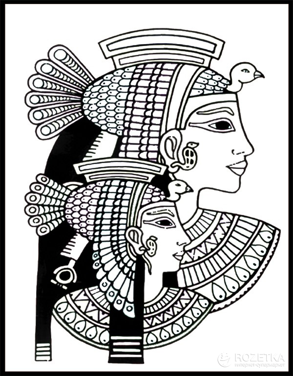 

Розмальовка з фломастерами Carioca Egyptian women COLORVELVET (M0025)