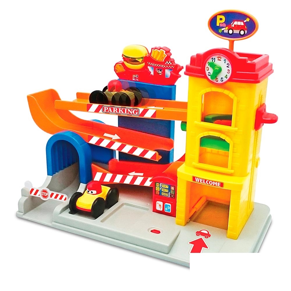 

Ігровий набір Kiddieland Цікавий гараж зі звуком (055707)