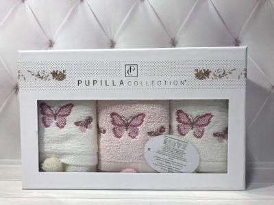 

Набор кухонных полотенец 3шт. Pupilla Bamboo 3D Бабочки крем. 3050-11