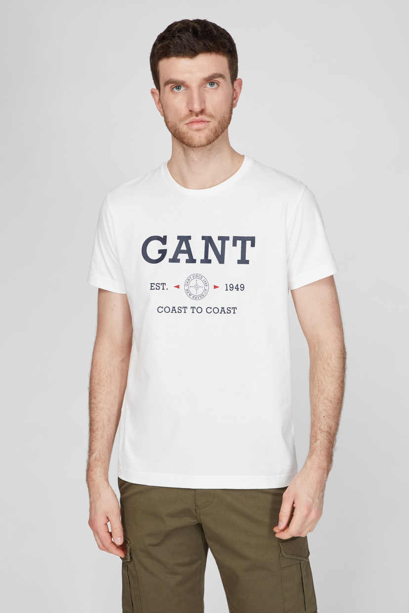 

Мужская белая футболка NAUTICAL Gant  2003094, Мужская белая футболка NAUTICAL Gant XL 2003094