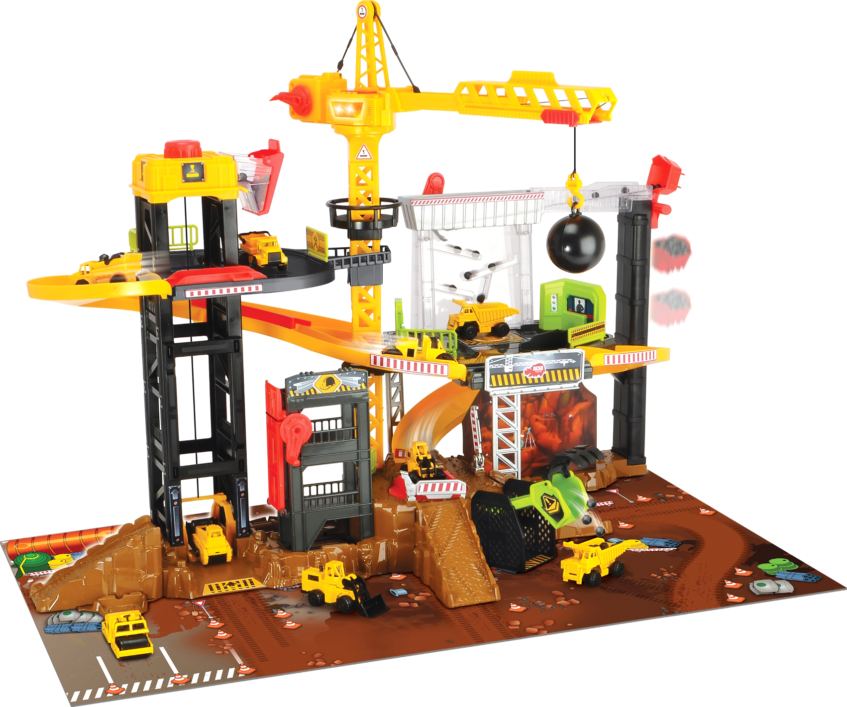 

Игровой набор Dickie Toys Строительство с техникой и аксессуарами (3729010)