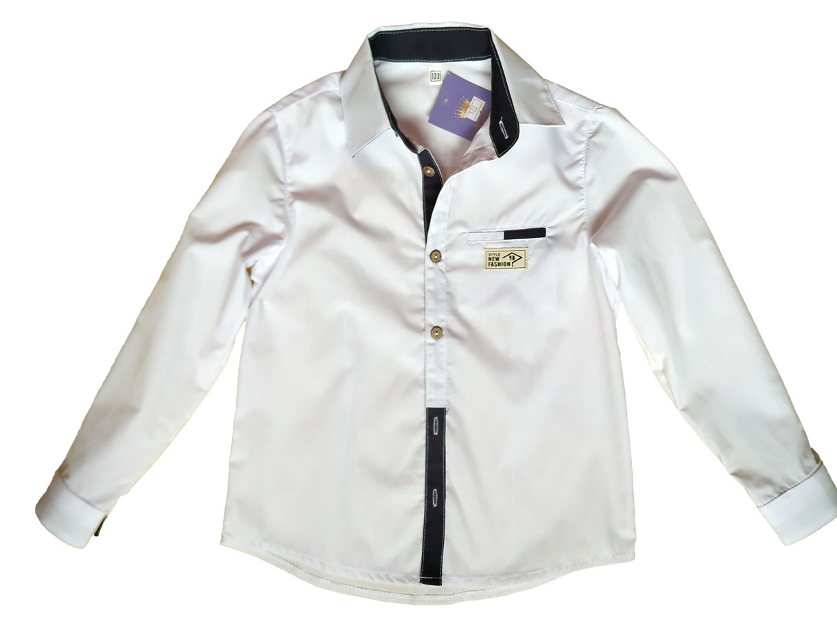 

Рубашка белая NEW FASHION AMD STYLE Рост: 140 см Возраст: 10 лет