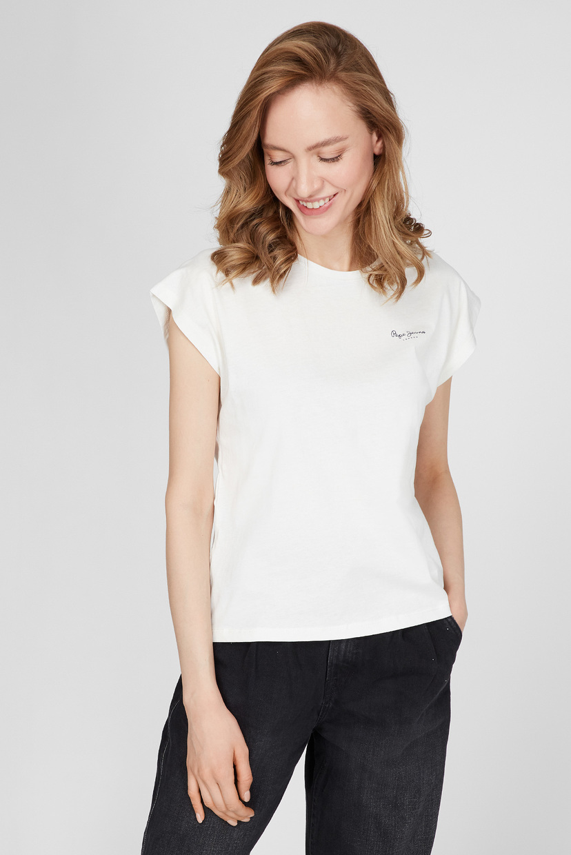 

Женская белая футболка BLOOM Pepe Jeans S PL504821