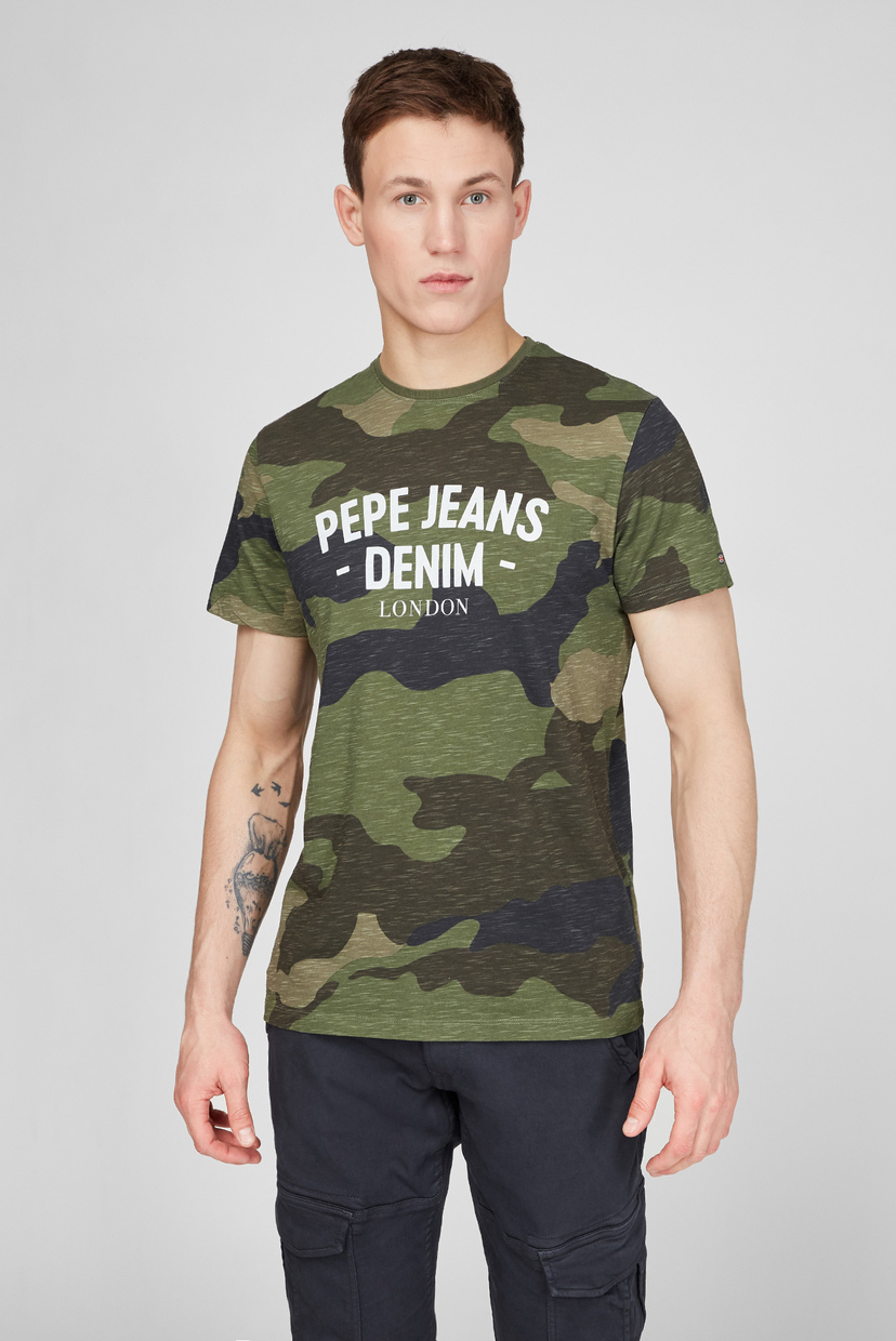 

Мужская камуфляжная футболка ANDY Pepe Jeans  PM507544, Мужская камуфляжная футболка ANDY Pepe Jeans S PM507544