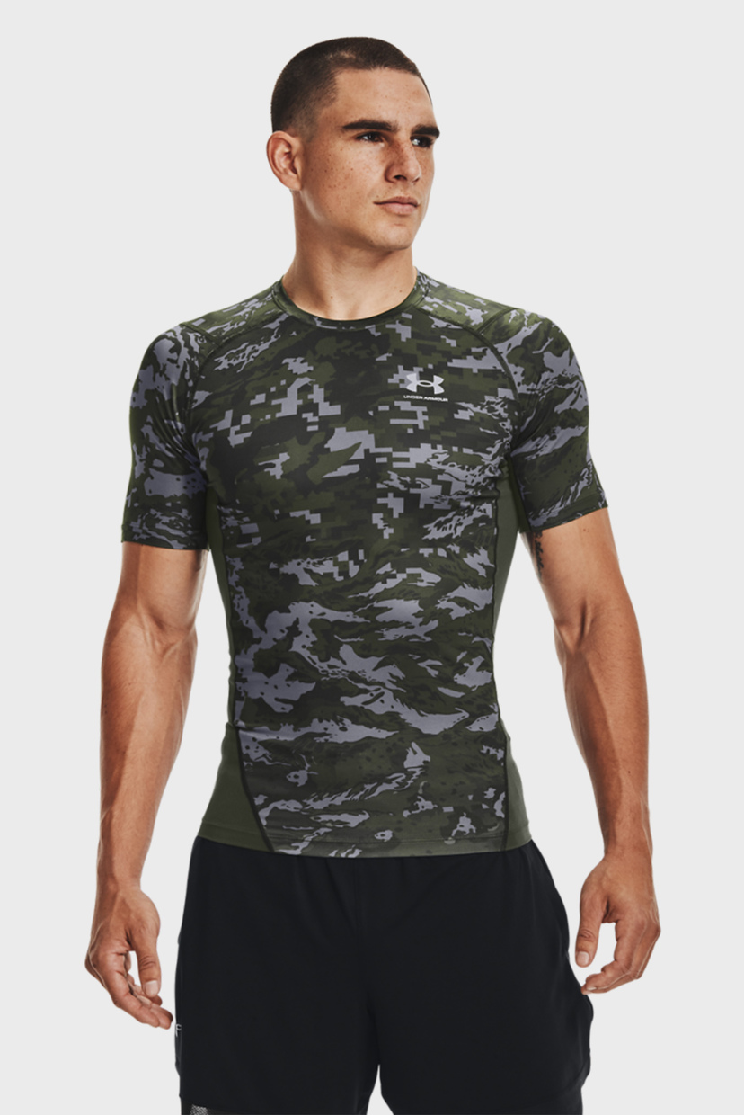 

Мужская зеленая футболка UA HG Armour Camo Comp SS-GRN Under Armour  1361519-310, Мужская зеленая футболка UA HG Armour Camo Comp SS-GRN Under Armour S 1361519-310