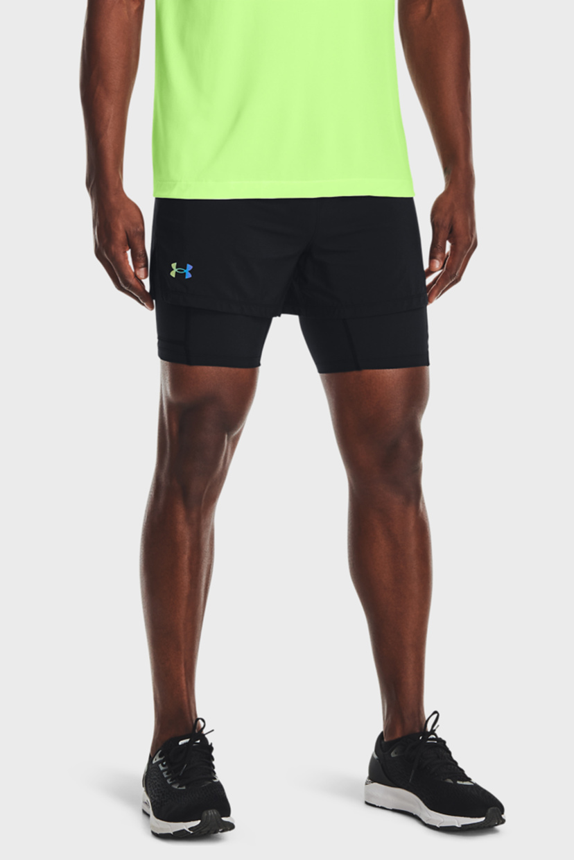 

Мужские черные шорты UA RUSH Stamina 2N1 Short Under Armour XXL 1361577-001