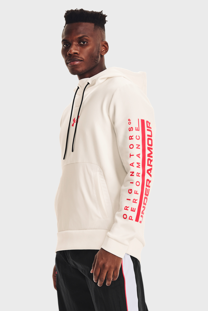 

Мужское белое худи UA Summit Knit Hoodie-WHT Under Armour L 1360730-113