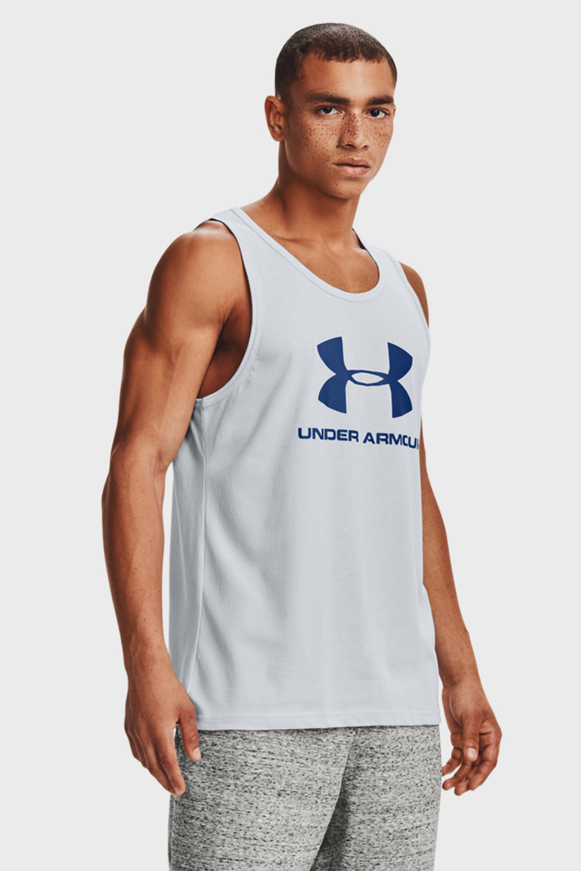 

Мужская серая майка UA SPORTSTYLE LOGO TANK Under Armour  1329589-014, Мужская серая майка UA SPORTSTYLE LOGO TANK Under Armour S 1329589-014