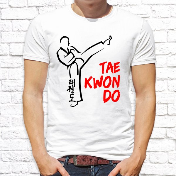 

Мужская футболка Push IT с принтом "Tae Kwon Do" XXL, Белый