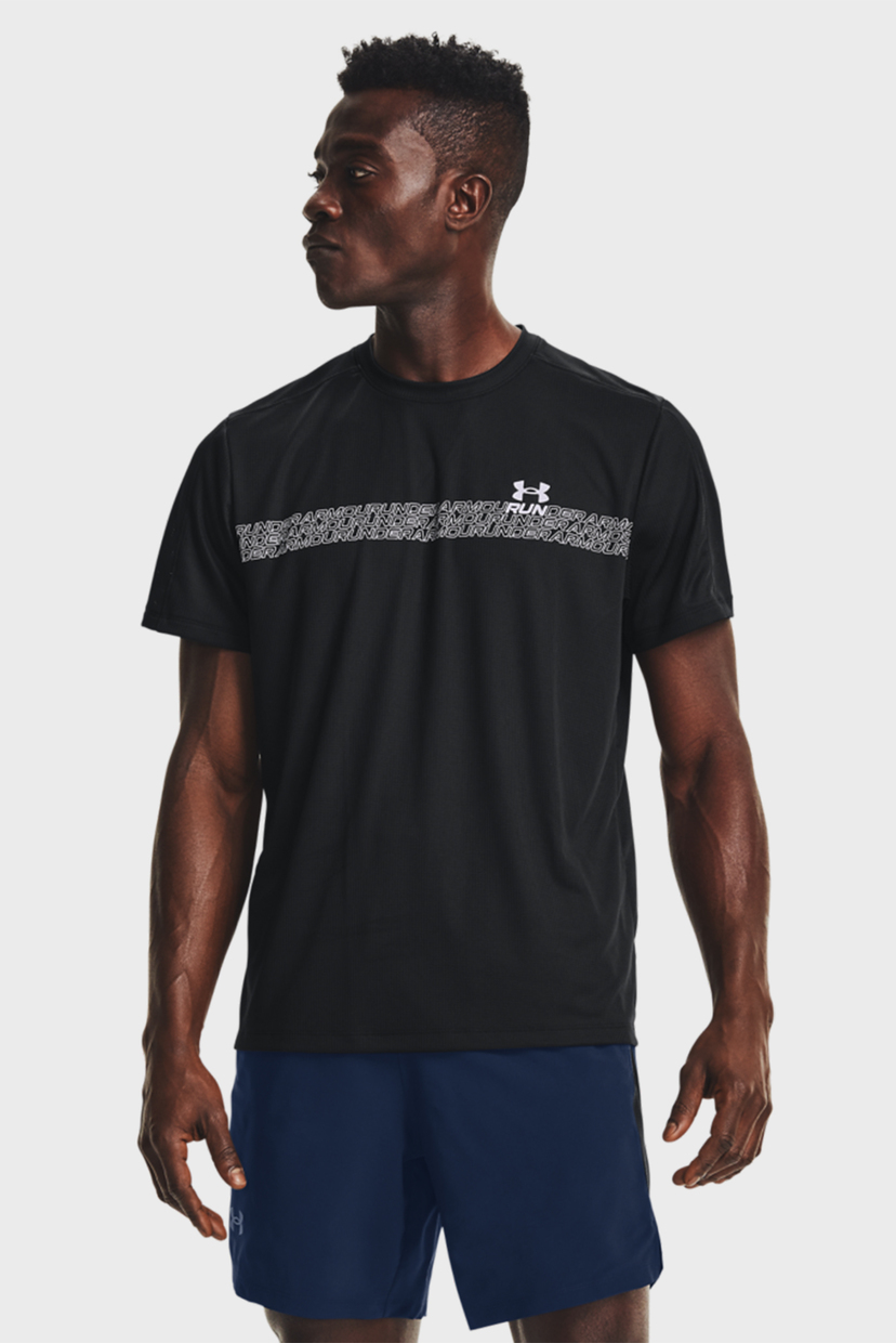 

Мужская черная футболка UA Speed Stride Graphic SS Under Armour S 1361480-001