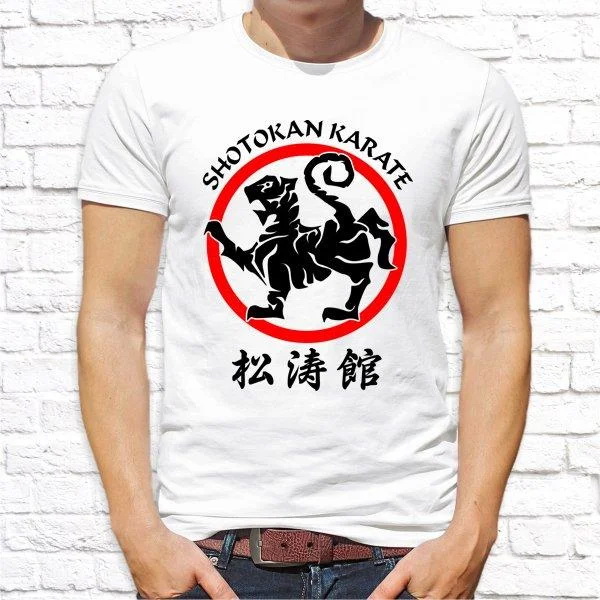 

Мужская футболка Push IT с принтом "Shotokan karate" XXXL, Белый