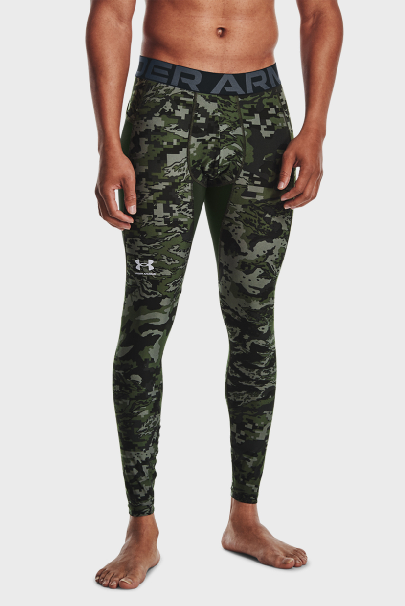 

Мужские камуфляжные тайтсы UA HG Armour Camo Lgs-GRN Under Armour 3XL 1361587-310