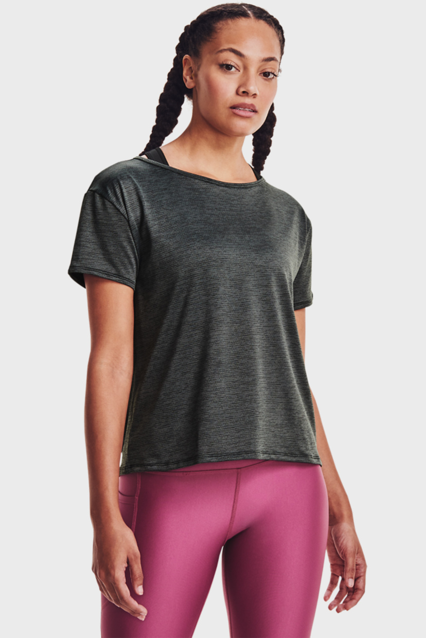 

Женская темно-серая футболка UA Tech Vent SS-BLK Under Armour  1364661-001, Женская темно-серая футболка UA Tech Vent SS-BLK Under Armour XS 1364661-001