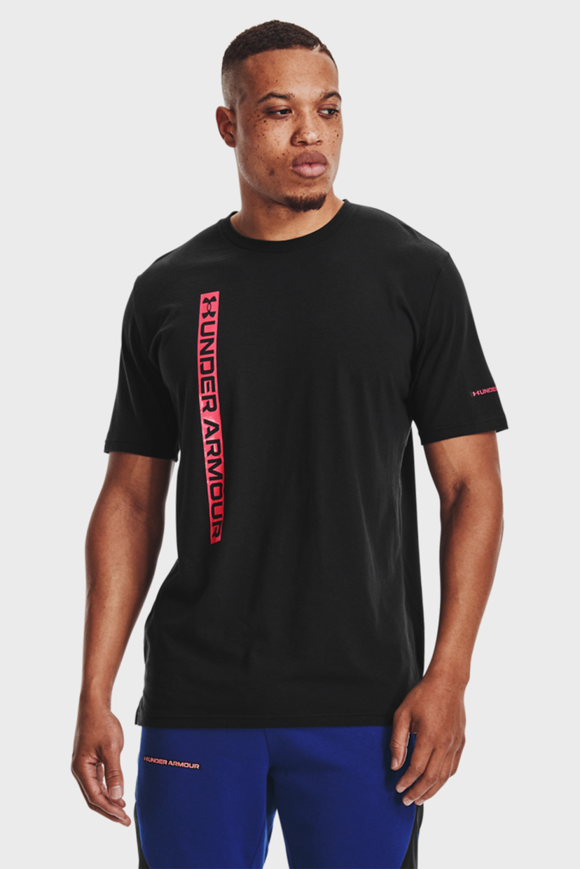 

Мужская черная футболка UA VERTICAL WORDMARK SS Under Armour  1361666-001, Мужская черная футболка UA VERTICAL WORDMARK SS Under Armour 3XL 1361666-001