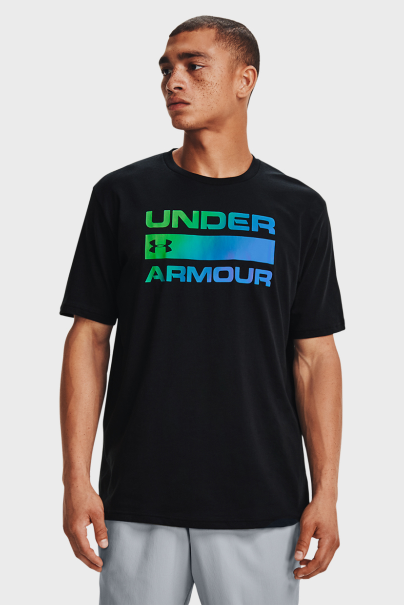 

Мужская черная футболка UA TEAM ISSUE WORDMARK SS Under Armour  1329582-004, Мужская черная футболка UA TEAM ISSUE WORDMARK SS Under Armour S 1329582-004