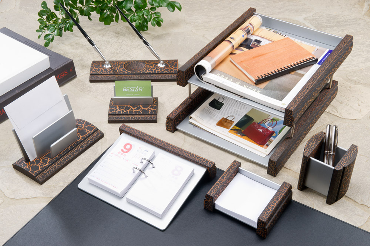 

Набор настольный деревянный Bestar 8 предметов светлая вишня (8237FDY)