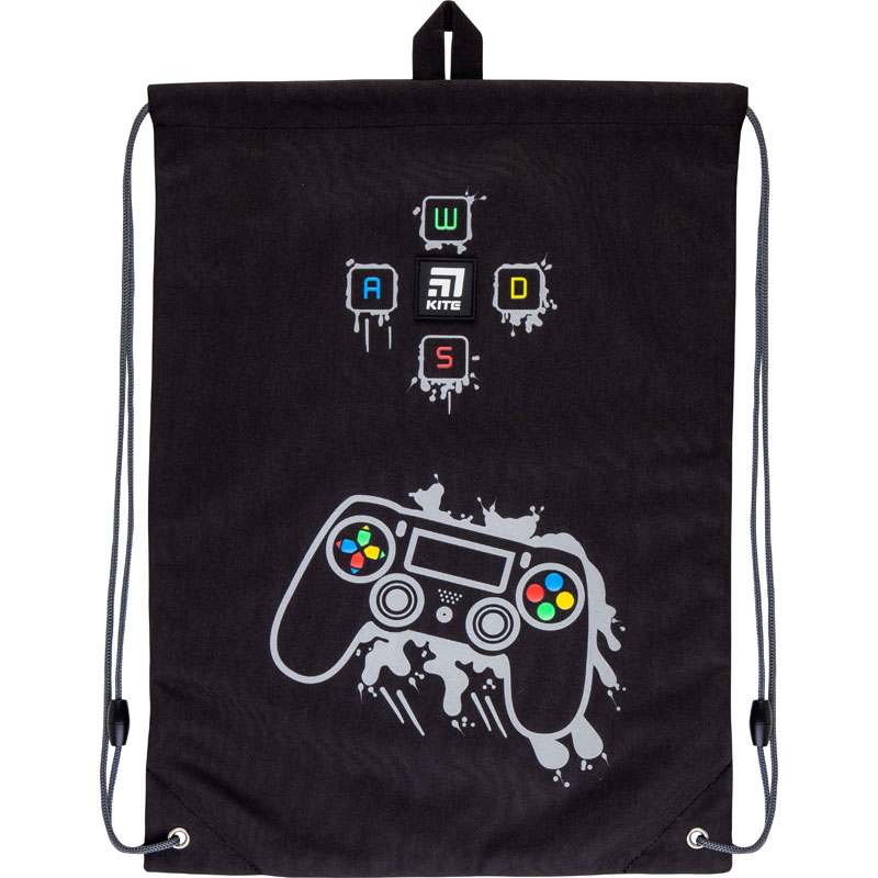 

Сумка для обуви Kite Education Gamer 46х33 см черная (K21-600M-6)