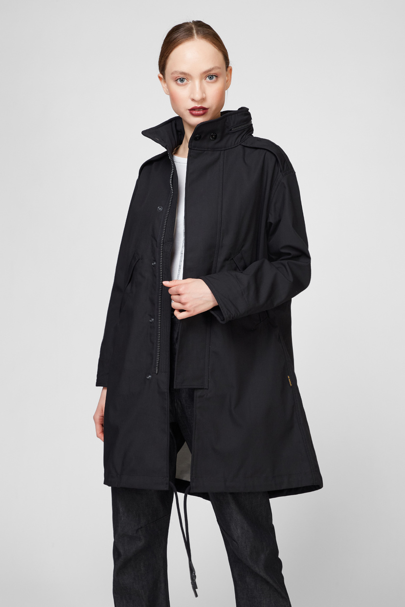 

Женская черная парка Fishtail G-Star RAW S D19071,C645