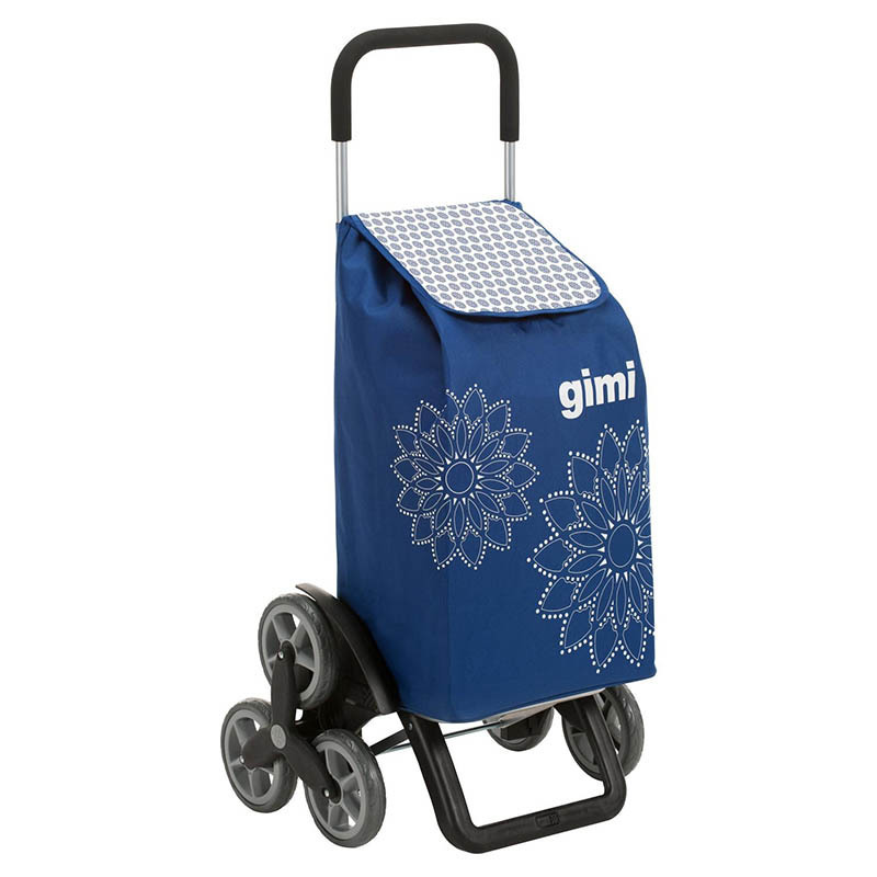 

Хозяйственная сумка-тележка Gimi Tris 56 Floral Blue
