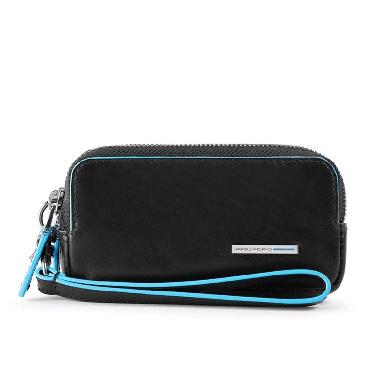 

Клатч кожаный Piquadro Blue Square Black