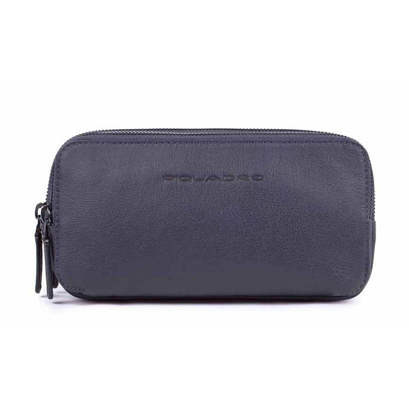 

Борсетка Piquadro Black Square O.Blue с 3 отдел. на молнии